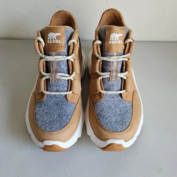 SOREL Women's Kinetic Breakthru Caribou Waterproof Sneaker Booties - Nwt - Picture 3 of 6